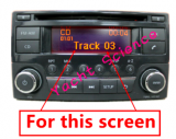 TAD1G2024FPC LCD Screen Radio Display Nissan, Suzuki