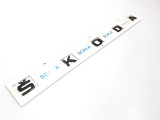 657853687D letters Škoda black 